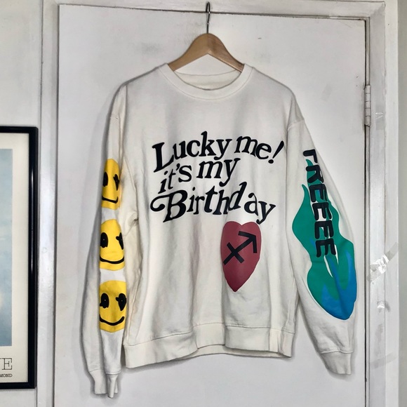 Tops - Lucky Me It’s My Birthday Sweatshirt Jumper Crewneck